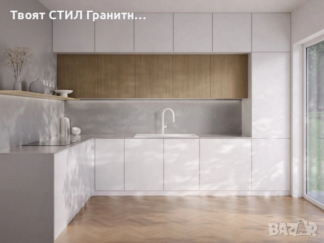 Бяла кухненска мивка от гранит Копенхаген 1000x500 Top 60, снимка 10 - Мивки - 55123819