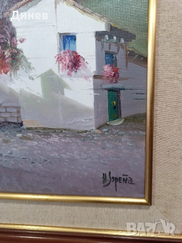 Слънце от Малага“ – Авторска испанска живопис (H. Sopeña), снимка 7 - Картини - 53966434