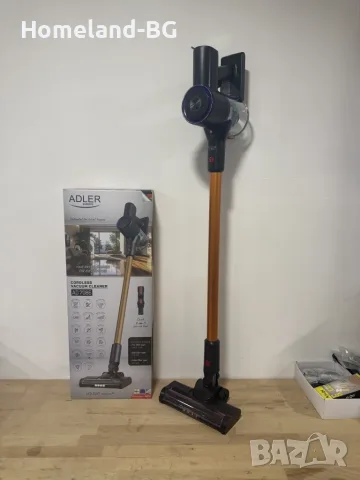 Безкабелна Немска прахосмукачка Adler AD-7086, 140W, 3 степени, LED дисплей, HEPA, LED DUST SCANNER, снимка 9 - Прахосмукачки - 55507550