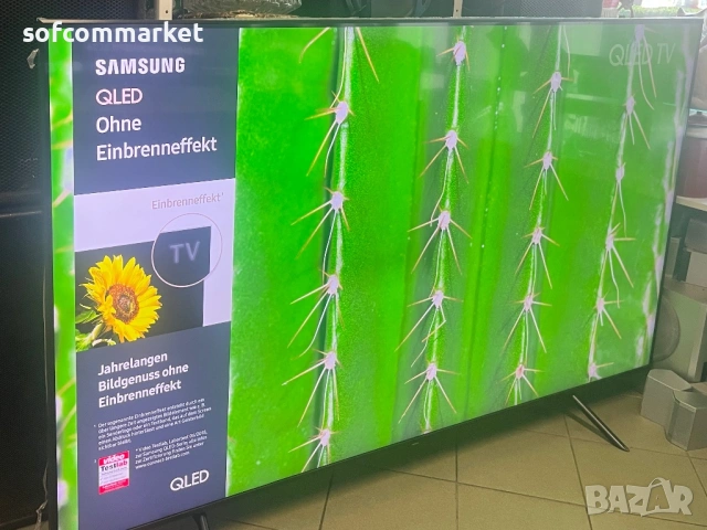 82" 4K QLED Телевизор Samsung GQ82Q70R – Топ Състояние +  Гаранция, снимка 5 - Samsung - 54787840