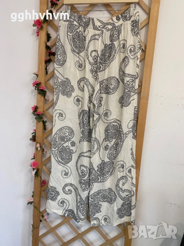 Панталон с широк крачол, снимка 5 - Панталони - 54313111