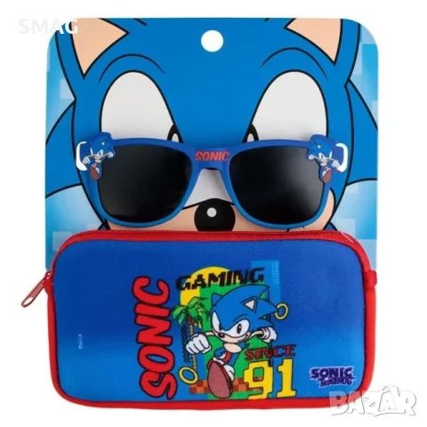 Детски слънчеви очила sonic за момчета синьо червени_1234298, снимка 3 - Други - 55360255