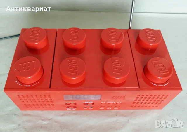 LEGO Stereo CD Boombox с FM/AM радио и AUX (LG 11002) + Lego Радиочасовник (LG11009), снимка 3 - Радиокасетофони, транзистори - 55458835