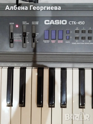 Синтезатор CASIO CTK -450 , снимка 4 - Синтезатори - 55155791