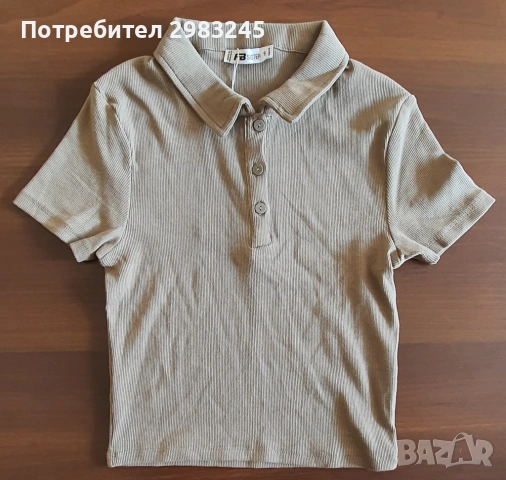 Дамска блуза с къси ръкави