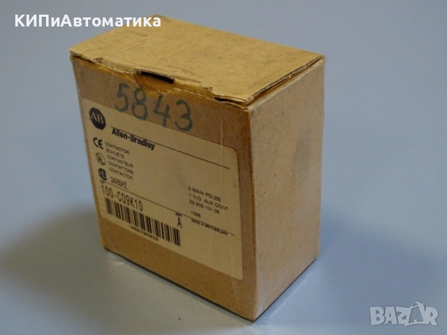 контактор Allen-Bradley 100-C09*10 24V 50Hz 25A Contactor, снимка 11 - Резервни части за машини - 54525450