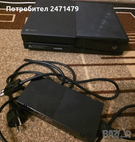 Xbox One 500GB черен One - Идеално работещ, с оригинална кутия (Без джойстик), снимка 2 - Xbox конзоли - 54887120