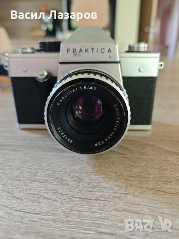 Фото апарат PRAKTICA L със светкавица и светломер Ленинград 4, снимка 2 - Фотоапарати - 54698791