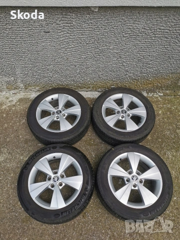 джанти Skoda 16 5x112 , снимка 6 - Гуми и джанти - 54812445