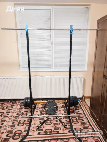 Стойка за клекове, снимка 3 - Фитнес уреди - 54179008