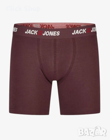 JACK&JONES Jaccorp Logo Boxer Briefs Port Royale 6 Pack, снимка 3 - Бельо - 55045143