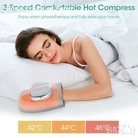 Електрически ръчен масажор с въздушна компресия, 14 въздушни възглавници, снимка 6 - Масажори - 54095446