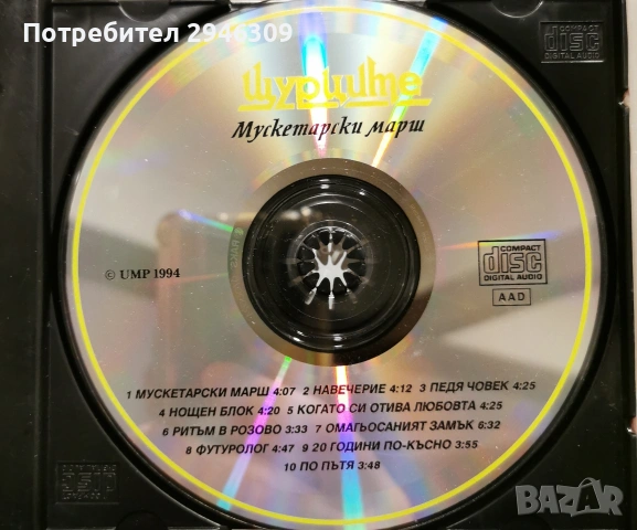 Щурците - Мускетарски марш(1994), снимка 3 - CD дискове - 54490110
