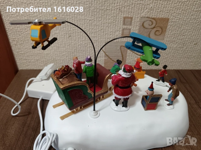 Lemax Коледна украса - Разтоварване на  Коледната шейна., снимка 9 - Други - 55003078