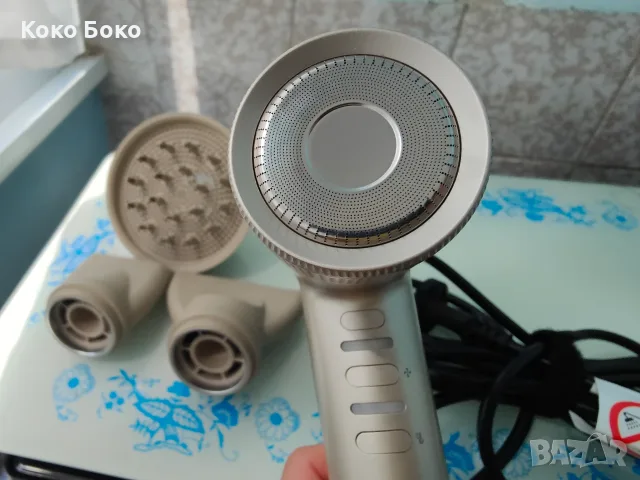 Продавам сешоар SilverCrest SHB 1600 B1 с безчетков мотор – като нов, в гаранция до 25.01.2028 г., снимка 8 - Сешоари - 55424419