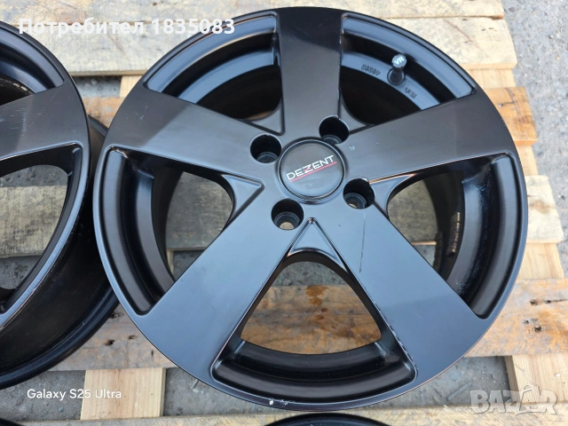 Лети джанти 15ки 4х100 Dezent, снимка 7 - Гуми и джанти - 54128064