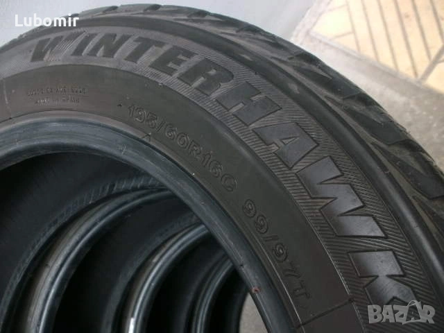195 60 16 C / cargo/  цола 4 броя зимни гуми Firestone Winterhawk 99/97T ! - за Бусове и Ванове !, снимка 9 - Гуми и джанти - 55179906
