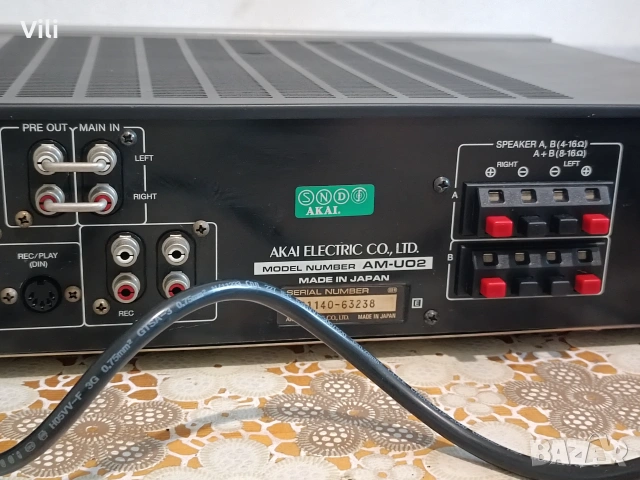 🎶 Akai AM-U02 🎶, снимка 9 - Ресийвъри, усилватели, смесителни пултове - 55192224