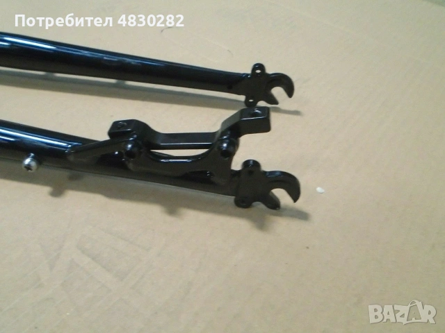 Вилка-Tange Cromo Steel fork black 1-1.1/8" )