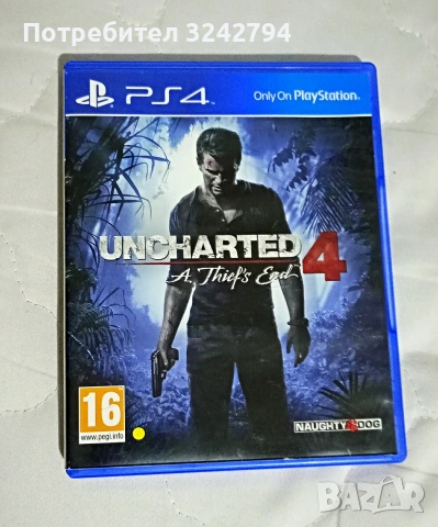 Uncharted 4 ps4 playstation 4 игри плейстейшън