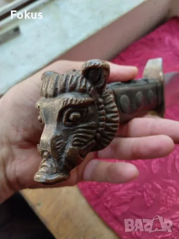 Български нож 1300 години България - глиган, снимка 5 - Антикварни и старинни предмети - 55353758