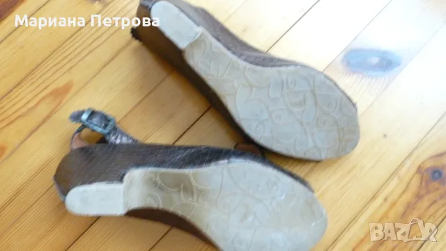 Сандали на ток и чехли на GUCCI -  №39, снимка 5 - Дамски обувки на ток - 55418002
