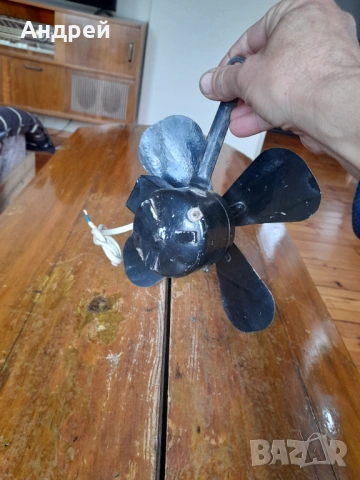 Стар вентилатор за калорифер Елпром БВ-25, снимка 2 - Антикварни и старинни предмети - 54138519