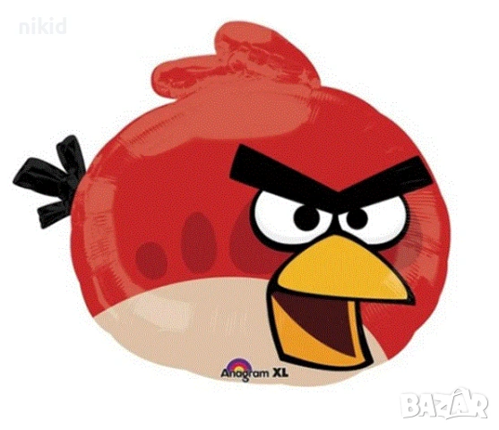 Angry Birds енгри бърдс фолио фолиев балон хелий и въздух