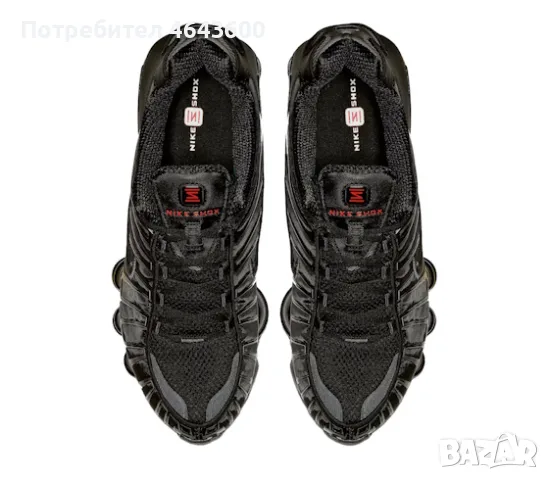 Nike Shox TL Black Metallic Hematite, снимка 3 - Маратонки - 55692646