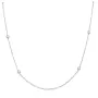 Златнo колие с диаманти 0,10Ct. чистота:SI 41см. модел:42554-1, снимка 1