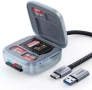 Нов адаптер Високоскоростен четец SD TF 4.0 312MB/s USB-C за Mac Android, снимка 1