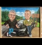 Карикарура/ Шарж ръчно рисуван, снимка 1