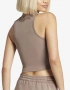 ADIDAS Essentials Ribbed Tank Top Brown Дамски Кафяв Топ Код P2755, снимка 4