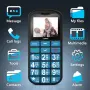 Мобилен телефон с големи бутони за възрастни хора 2 СИМ GSM, снимка 6