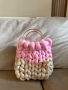 Ръчно плетена чанта - chunky yarn bag, снимка 1