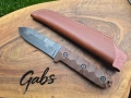 Нож ESEE USA Camp Lore PR4,Randall's Adventure,фултанг с кожена кания, снимка 7