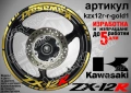 Kawasaki ZX-12R кантове и надписи за джанти, снимка 4