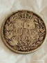 Сребърна монета 1 динар 1904г. Кралство Сърбия Крал Петър първи 37998, снимка 2