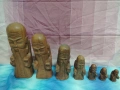 азиатски статуетки дърворезби , снимка 1