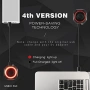 Нова Смарт велосипедна задна светлина аларма USB-C IP65 160 lm колело стоп дистанционно, снимка 4