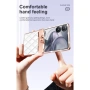 Xiaomi Mix Flip 2 калъф – PC+кожа, кристали, пръстен държач, протектор, 5 цвята, снимка 10