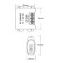 LED димер за едноцветни ленти 5V 12V 24V 30A с RF дистанционно – PWM контролер до 720W 10400, снимка 4