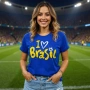 Тениски BRASIL Бразилия , дамски детски и мъжки фланелки с къс ръкав 10 модела над 20 цвята , снимка 5