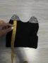 Зимна детска шапка с котешки ушички и камъчета, снимка 6