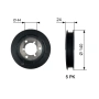 Шайба демферна 3RG за CITROEN BERLINGO,SAXO;PEUGEOT 106 I,106 II,PARTNER 1.6/1.6ALK 94-11г. № 10201, снимка 2
