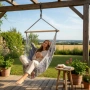 Люлка - хамак в Бразилски Бохо стил - удобно място за релакс, снимка 3