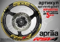 Aprilia RSV4 кантове и надписи за джанти , снимка 4