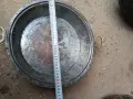 Стар меден тиган и медна тава, снимка 10