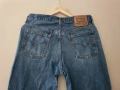 Мъжки дънки W33 L34 (размер M) Levi’s 630 Vintage оранжев етикет с прав крачол сини, снимка 6
