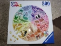 Кръгъл пъзел Ravensburger 500 части - животни, снимка 1